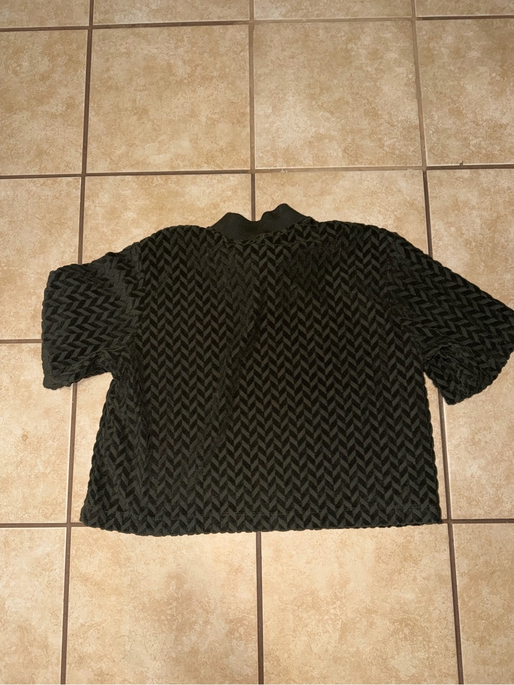 Nike Sportswear Everyday Modern Allover Jacquard Boxy Top size medium - Picture 6 of 6